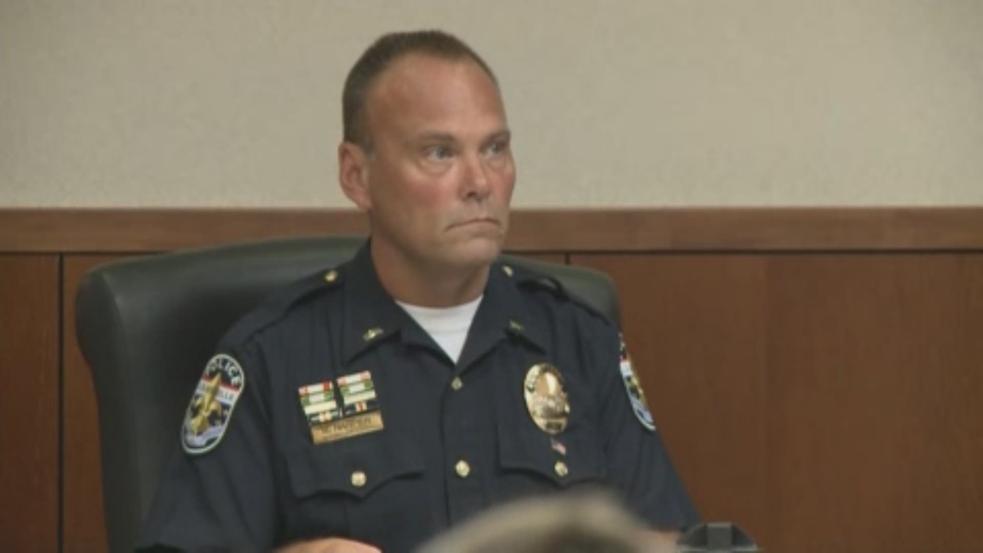 Louisville Metro Police Officer Jimmy Harper is suing the city in a whistle-blower case and he took the stand on Aug. 13.  He is trying to convince the jury he was unfairly demoted.