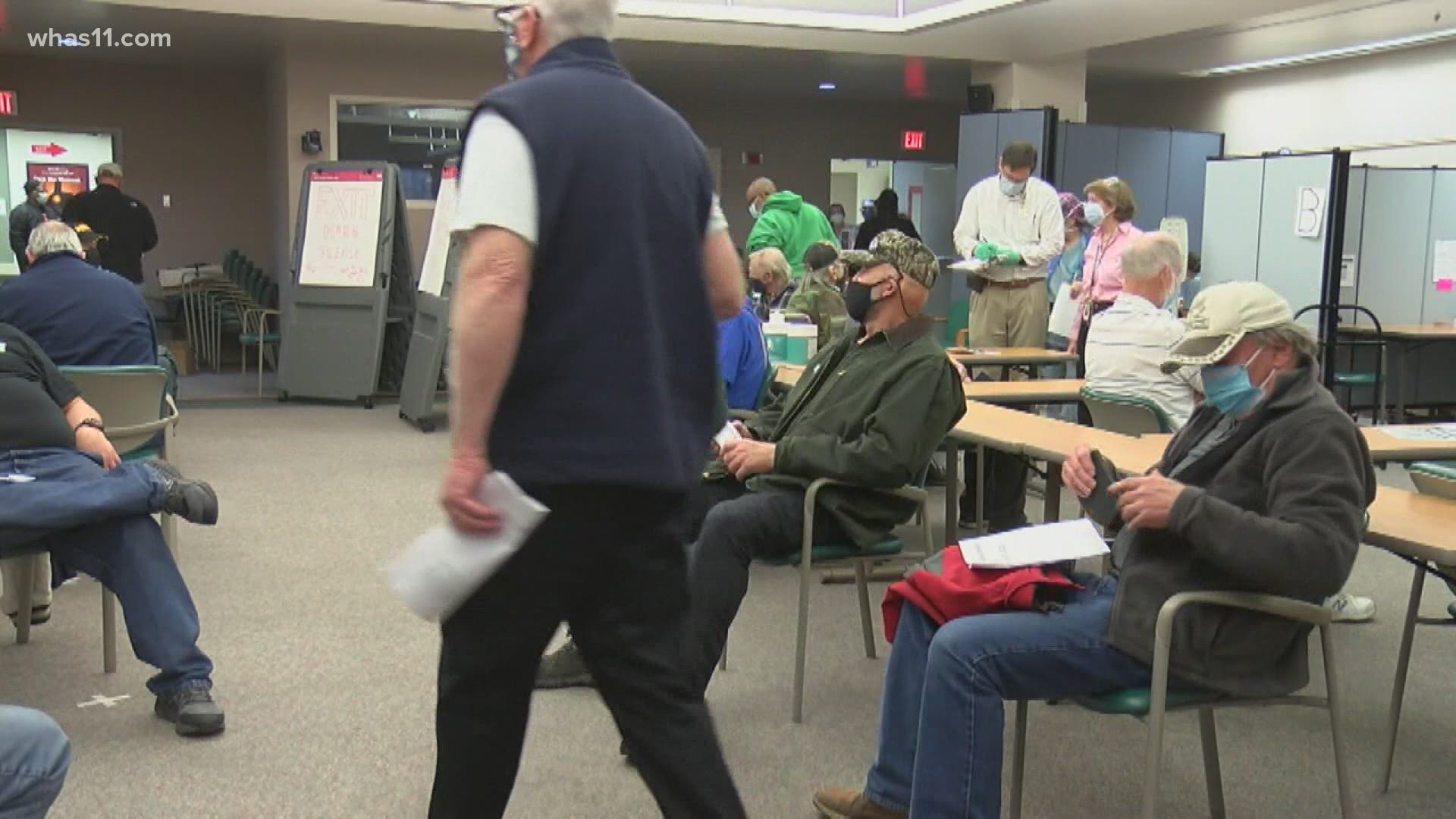 The Lexington VA hosted a clinic where 4,000 veterans were able to be vaccinated for COVID-19.