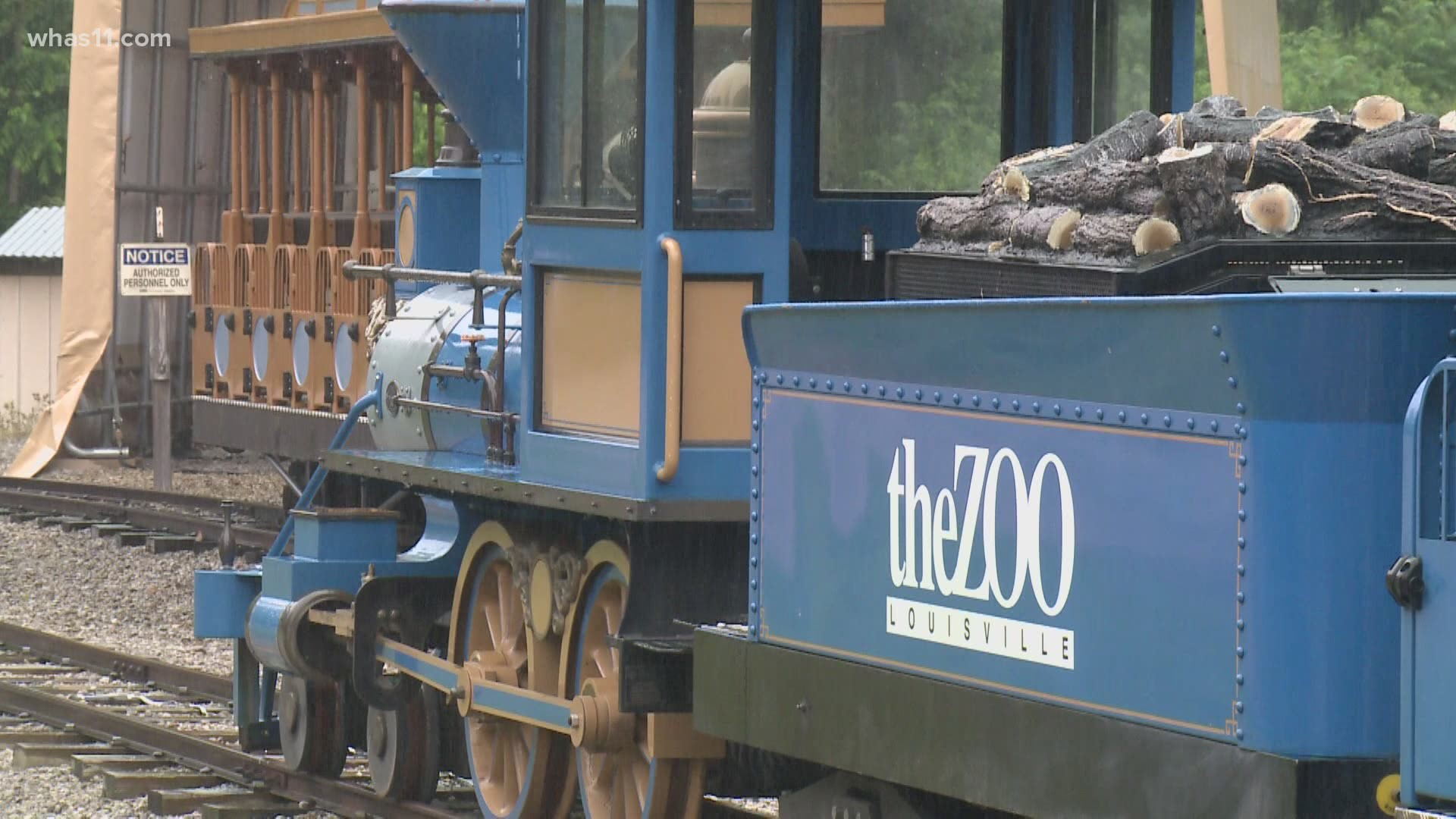 The Louisville Zoo is selling two trains that have not been in operation since the partial roof collapse at Louisville Mega Cavern in 2019.