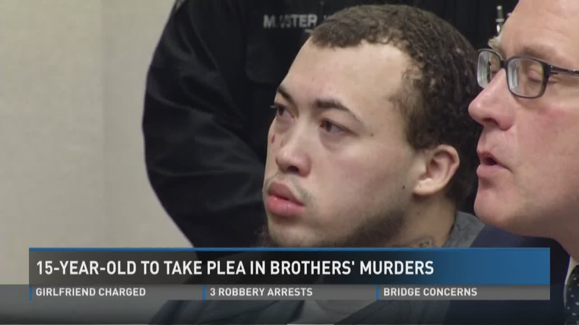 15-year-old to take plea in brother's murder