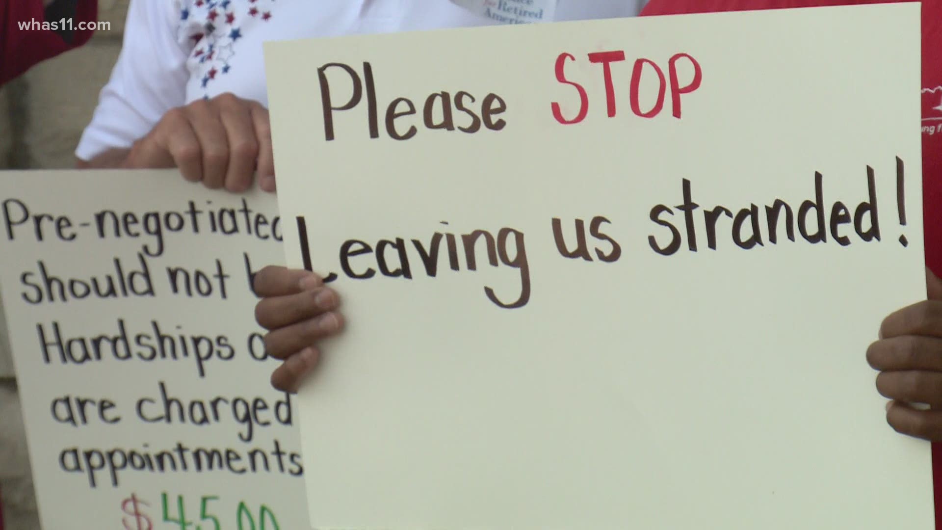 TARC3 provides transportation for those with disabilities who can't use regular bus services, but the riders complain the service is failing them.