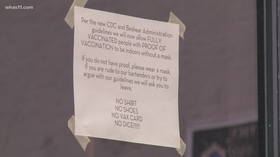 Louisville bar owner wants vaccination proof from patrons - Vimarsana News