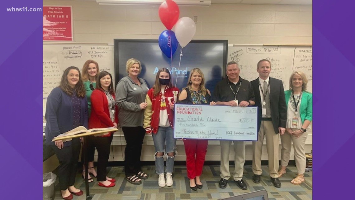 Jeffersonville High teacher wins WHAS11 ExCel Award