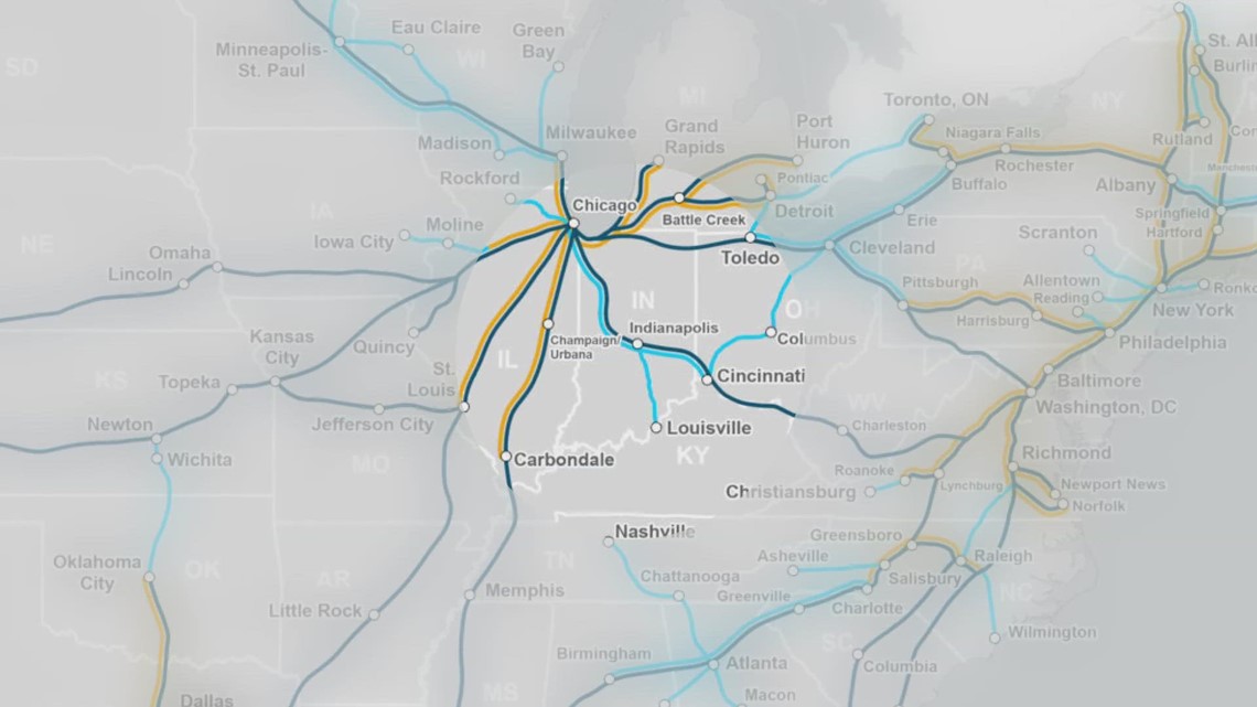 Louisville could soon have new Amtrak service to Indianapolis, Chicago