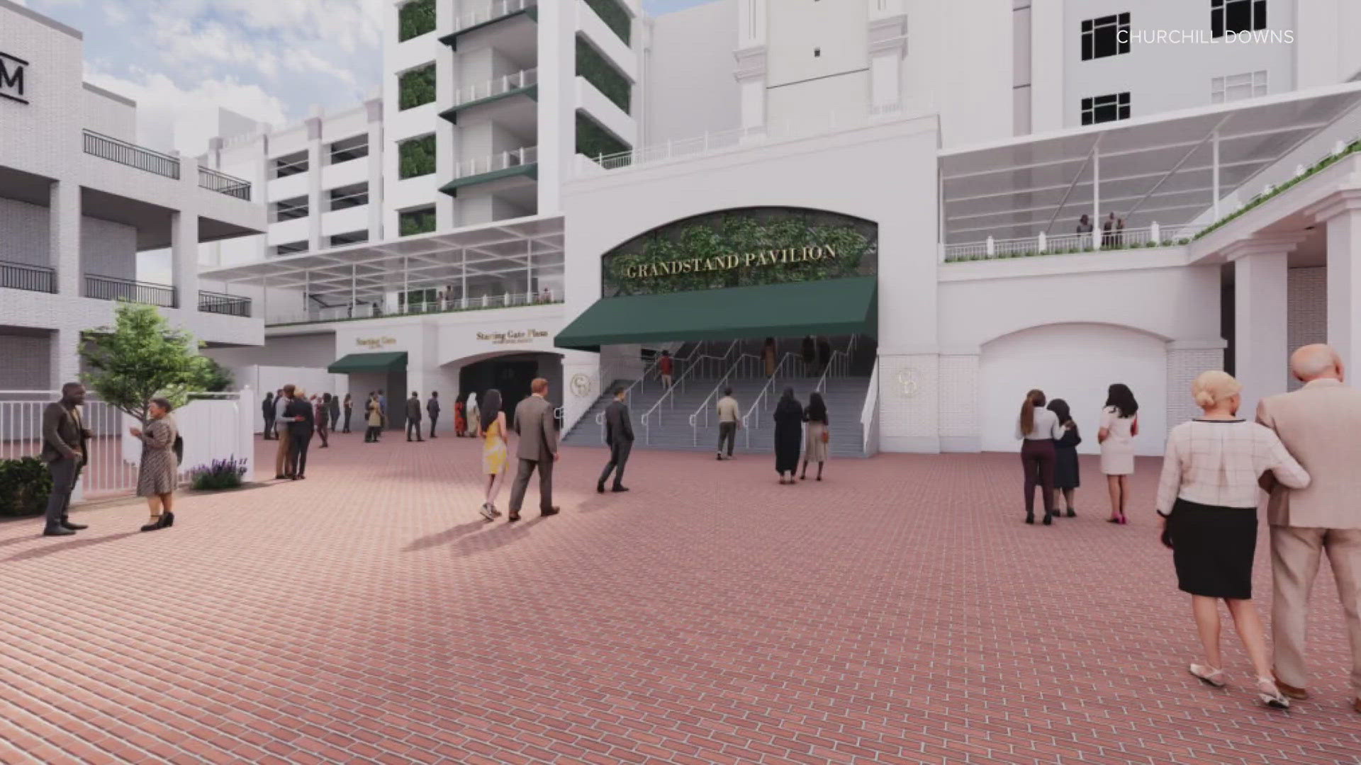 Construction is scheduled to end before Kentucky Derby 151.