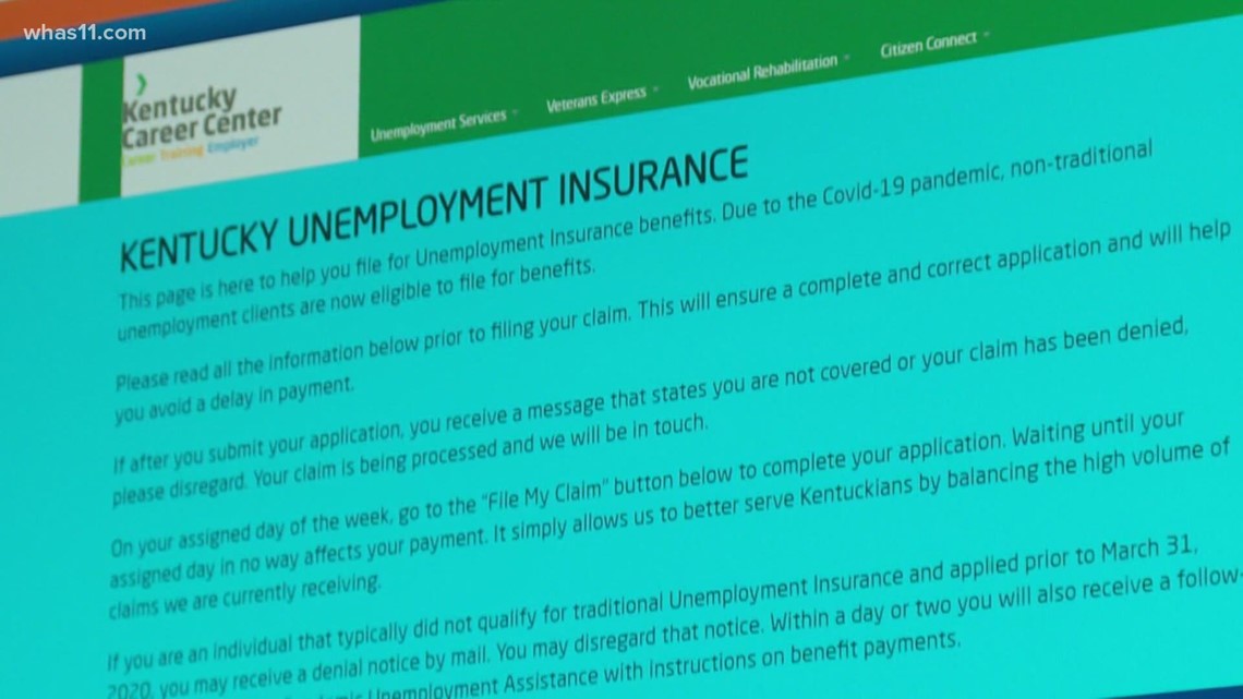 Kentucky unemployment Work search requirement reinstated