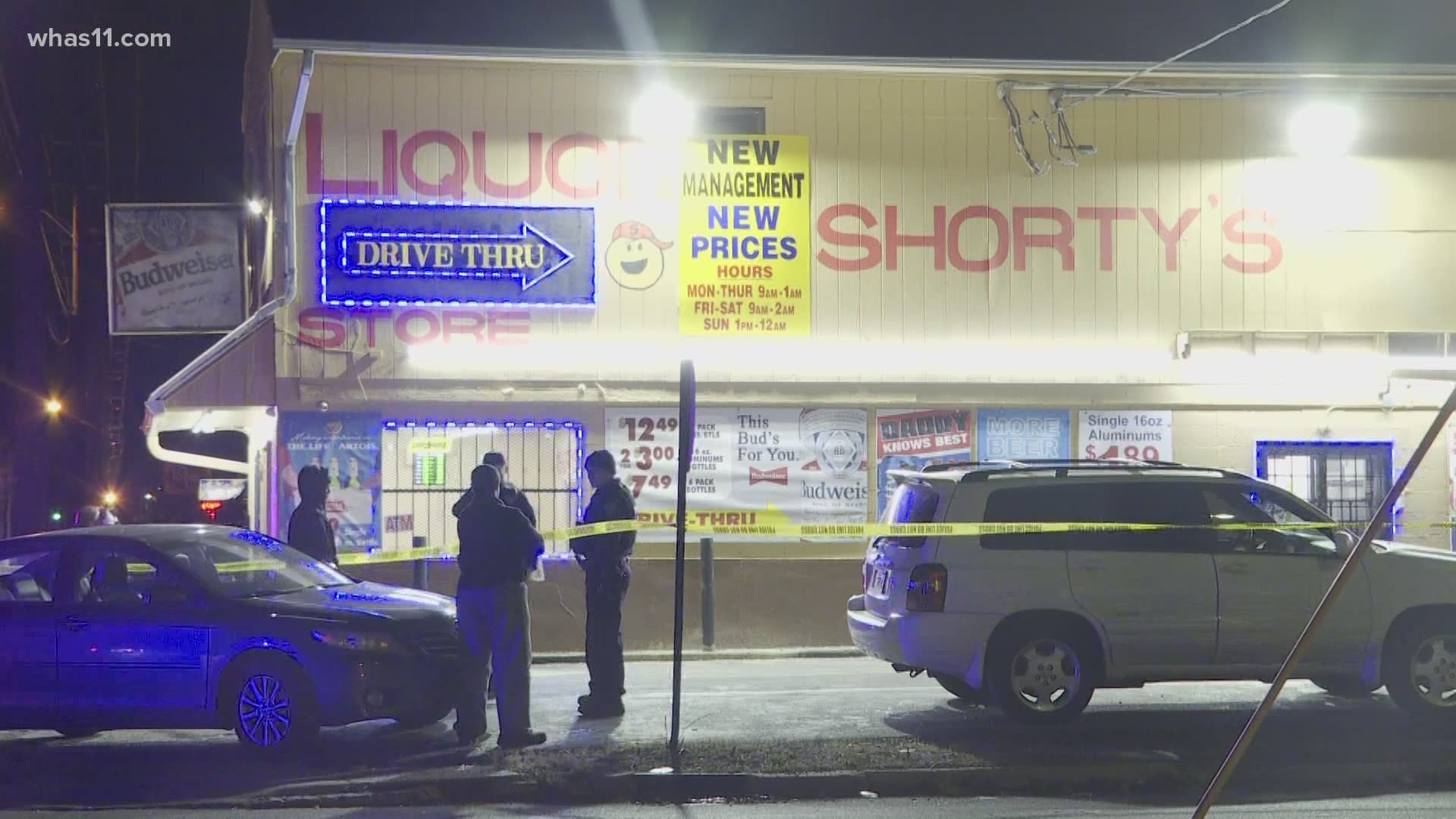 Louisville Metro Police are investigating a shooting at a store in the 800 block of South 28th Street.