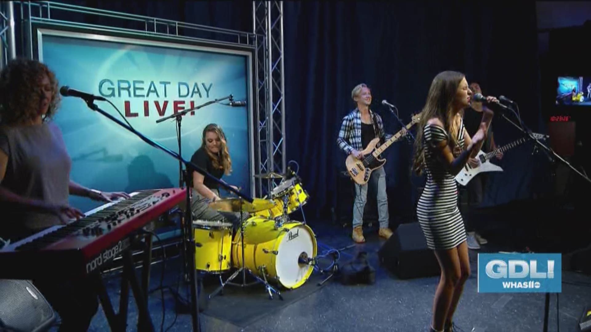 The band The Roux stopped by Great Day Live before singer Ella Unruh takes part in The Celebration of Music concert on Sunday, August 18, 2019 from 7-9 PM at the Kentucky Science Center.