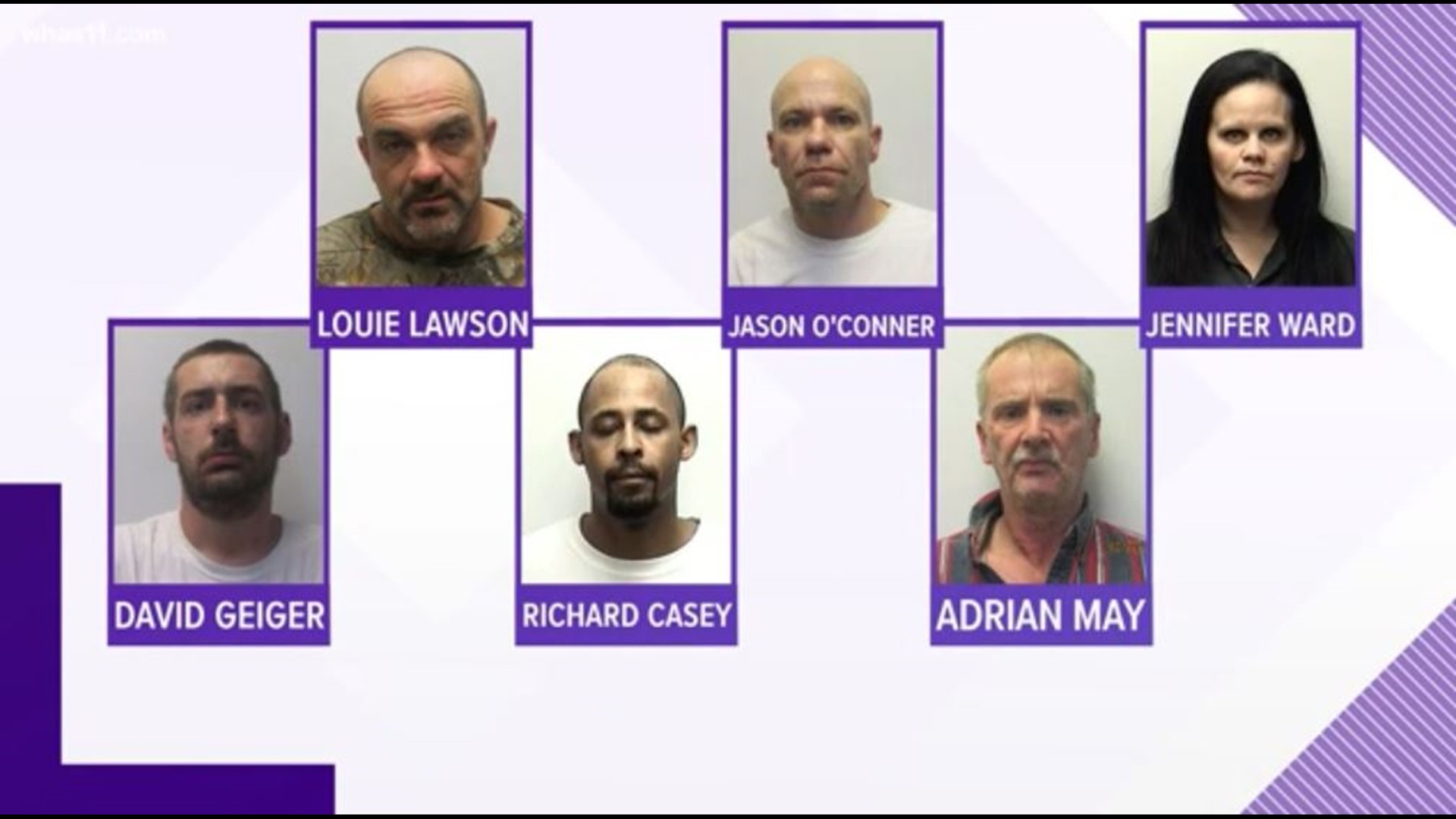 Mugshots Several Arrested In Indiana Drug Bust