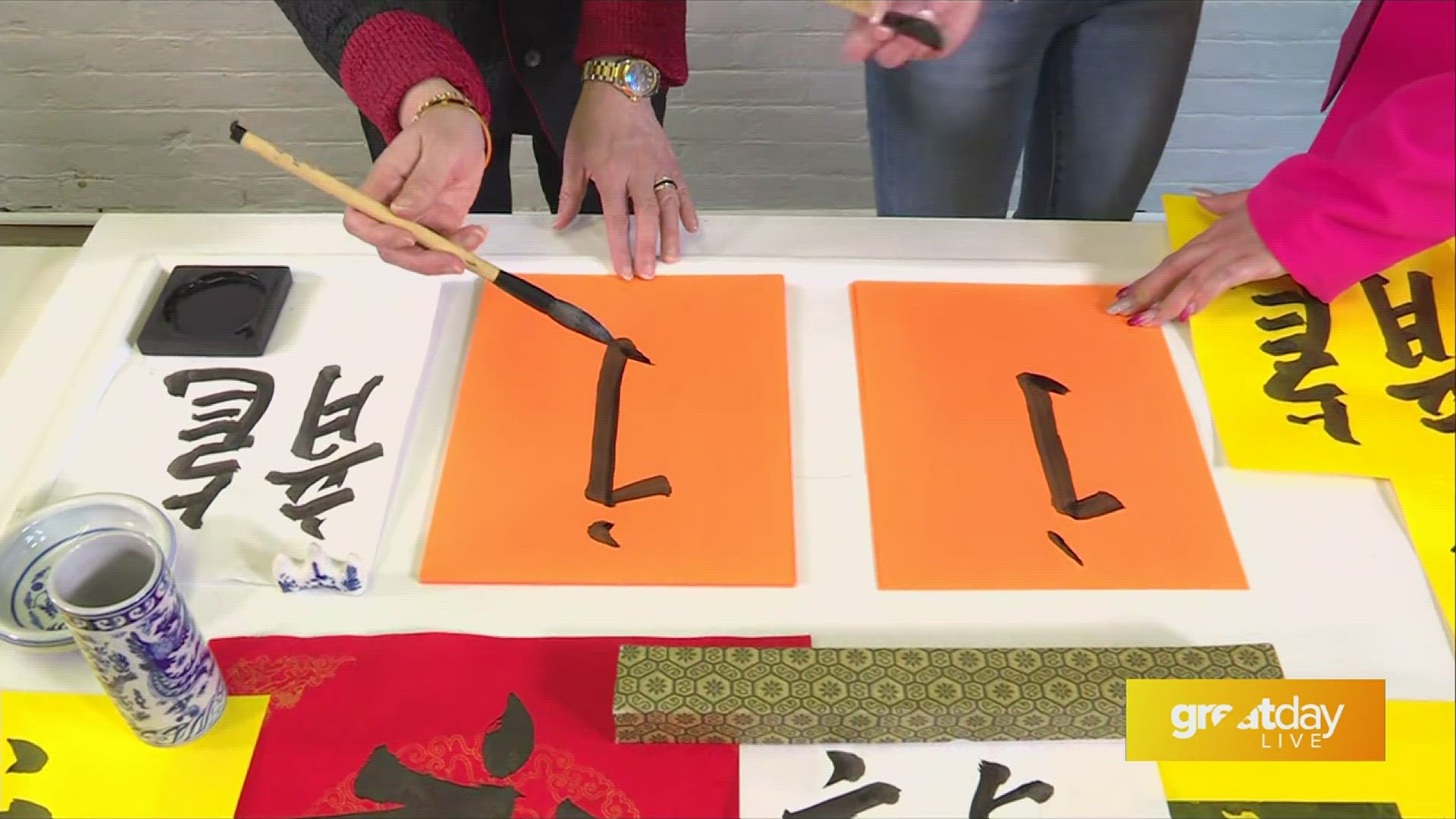 Crane House teaches our reporter, Elle Bottom, the ancient Asian art of calligraphy