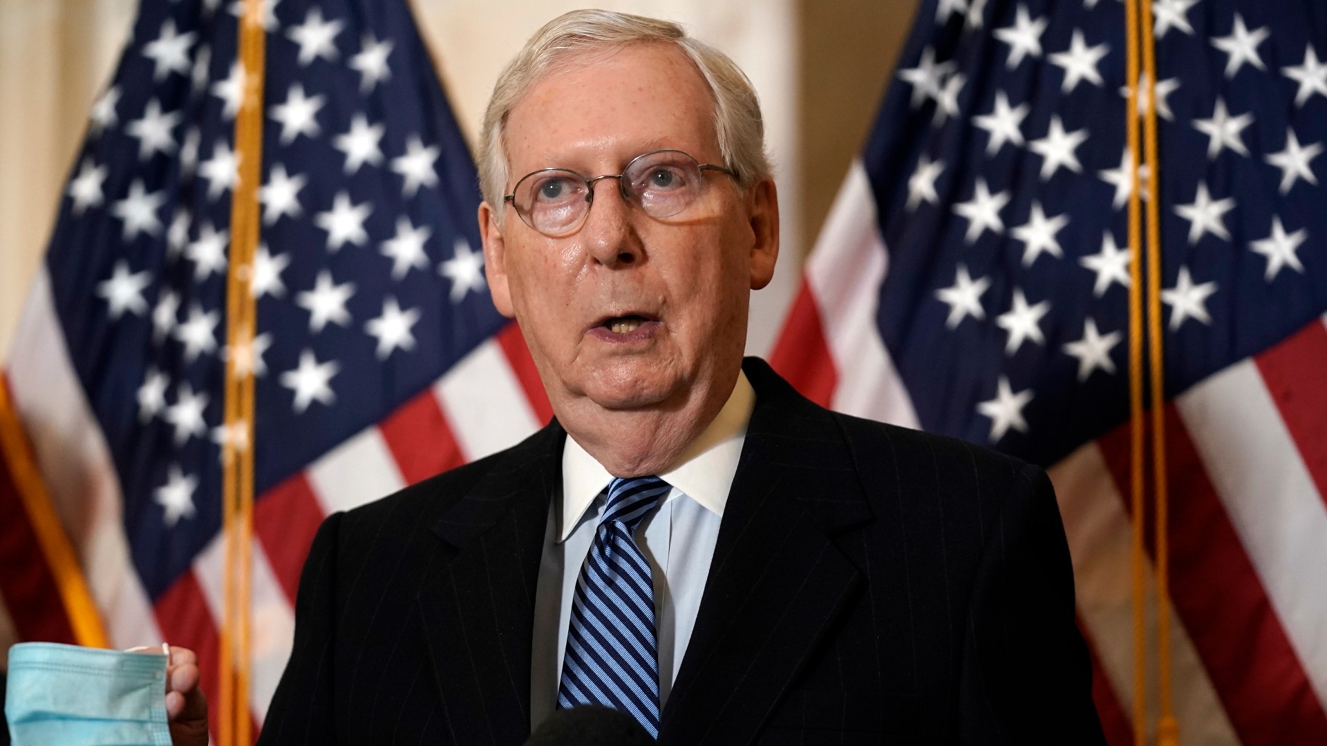 Senate Majority Leader Mitch McConnell congratulated Democrat Joe Biden as President-elect on Tuesday (local time), saying the Electoral College "has spoken".