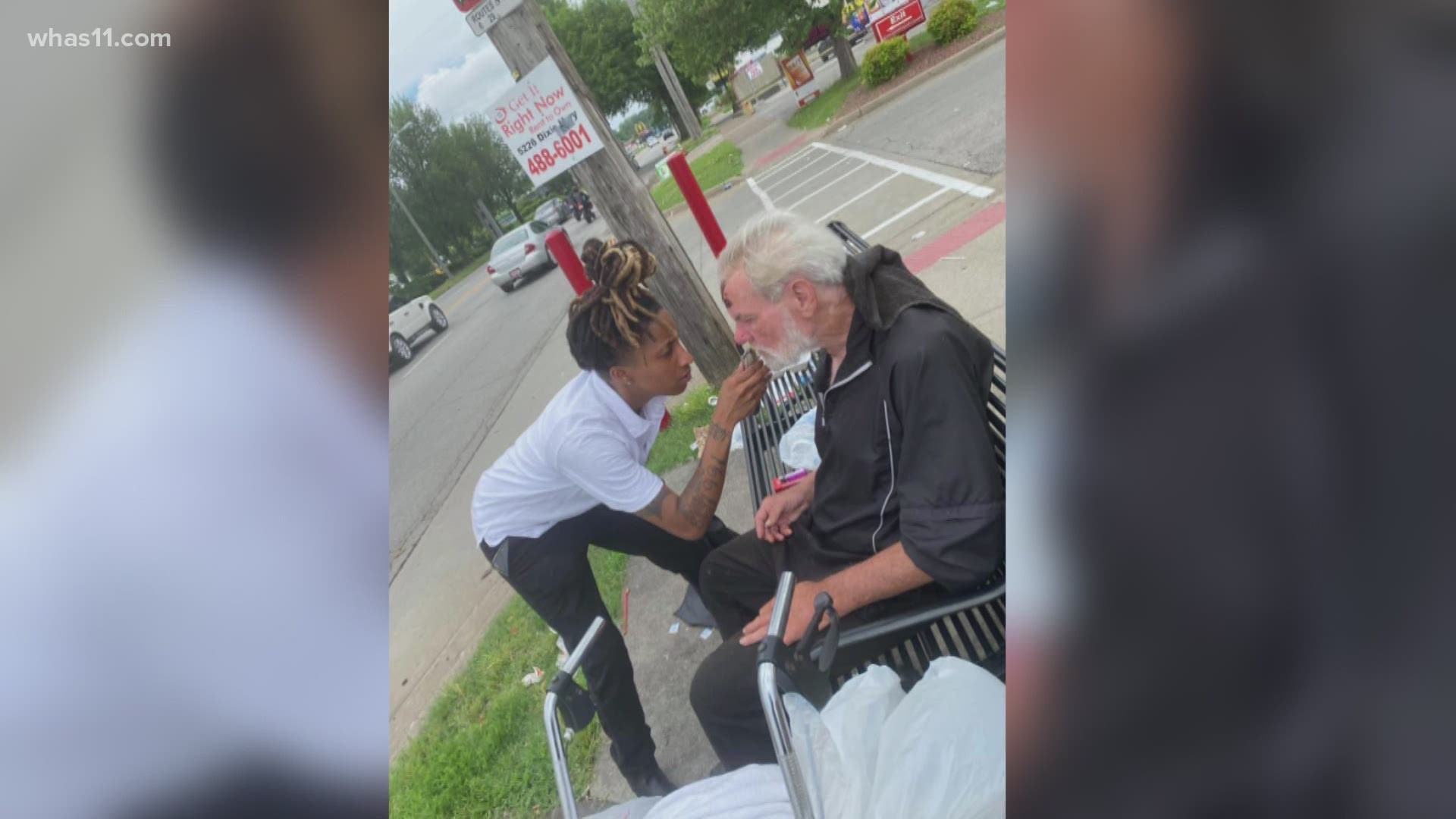 Lex Moran is taking in donations to help those in need after a post about her helping a homeless man, she affectionately calls Joe, went viral.