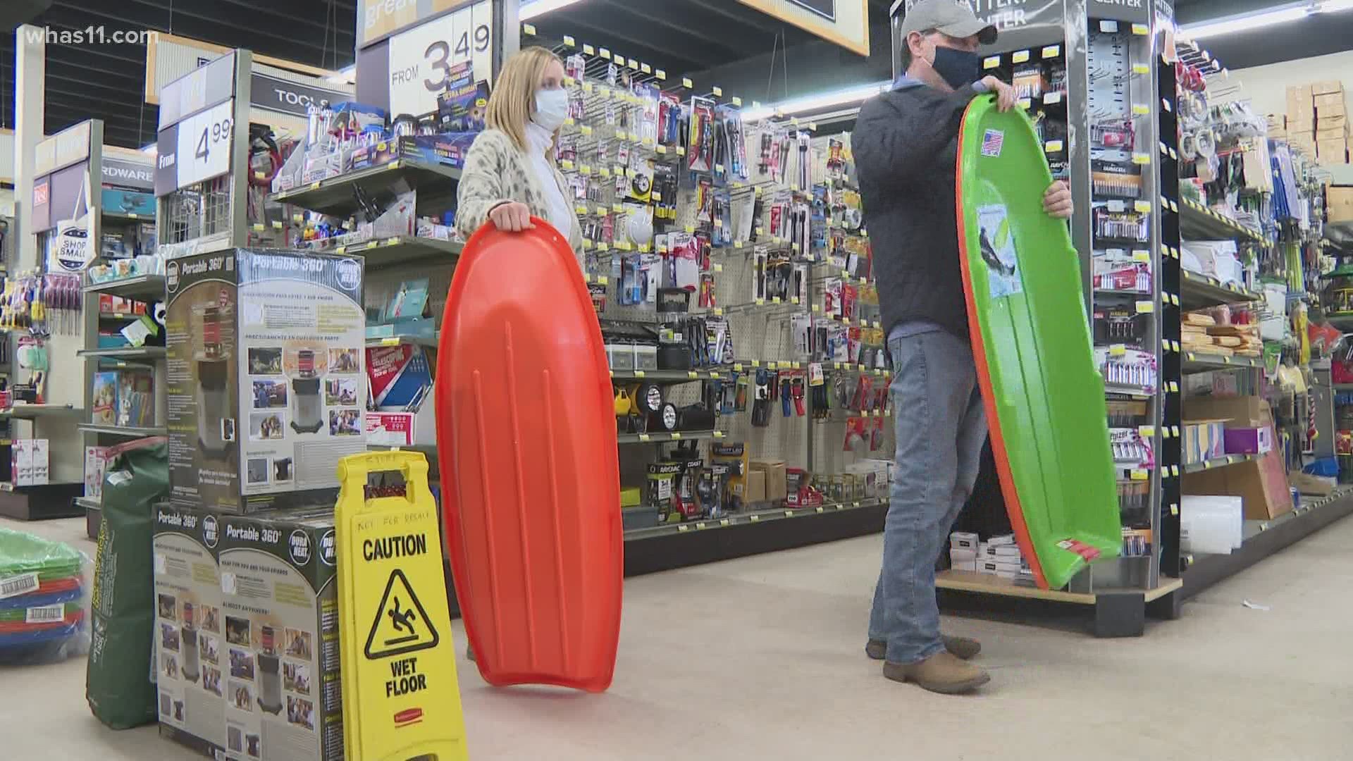 The phones and stores were abuzz with customers looking to find salt and other supplies.