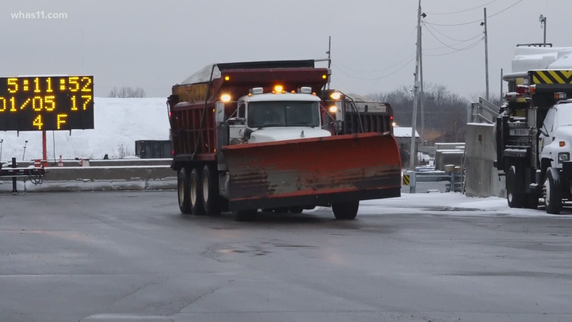 The Metro Snow Team recently went through a mock event, driving down road treatment routes.