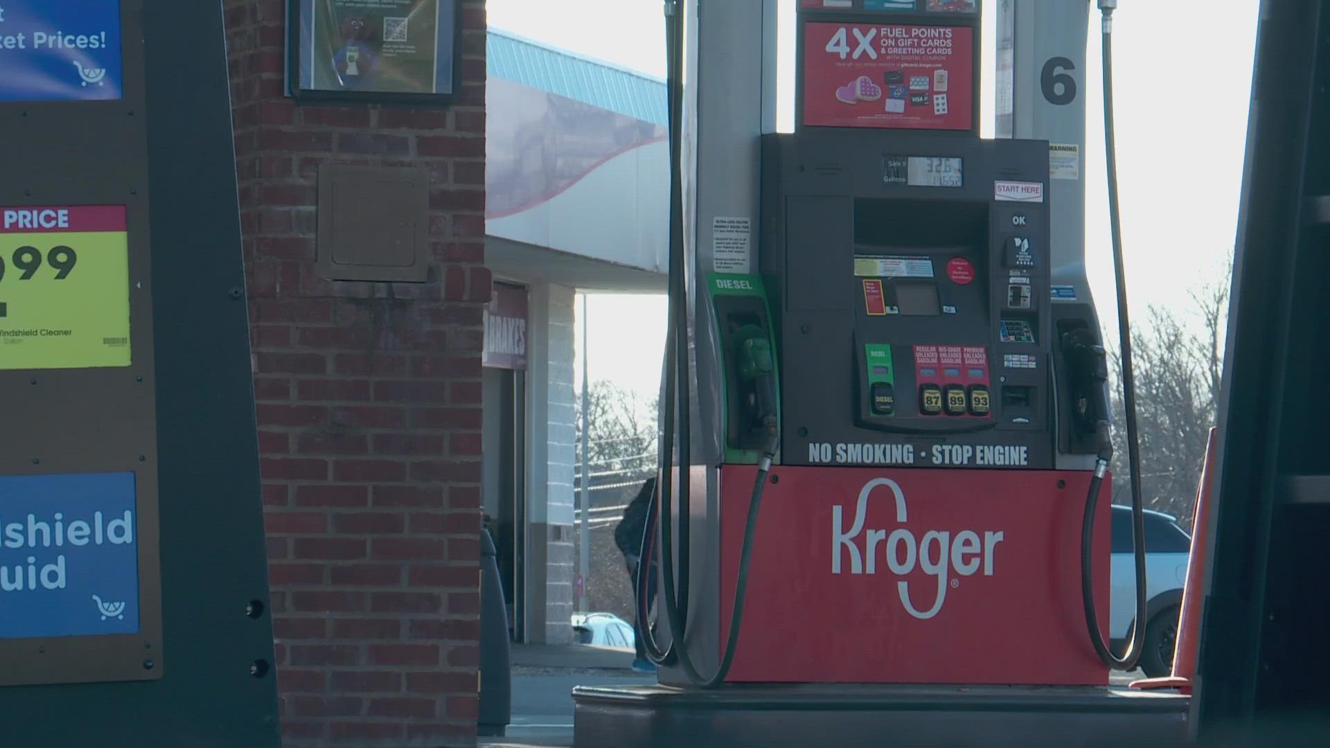 St. Matthews Police said three thefts happened in the last three weeks at the Kroger fuel station on Hubbards Lane and Westport Road.