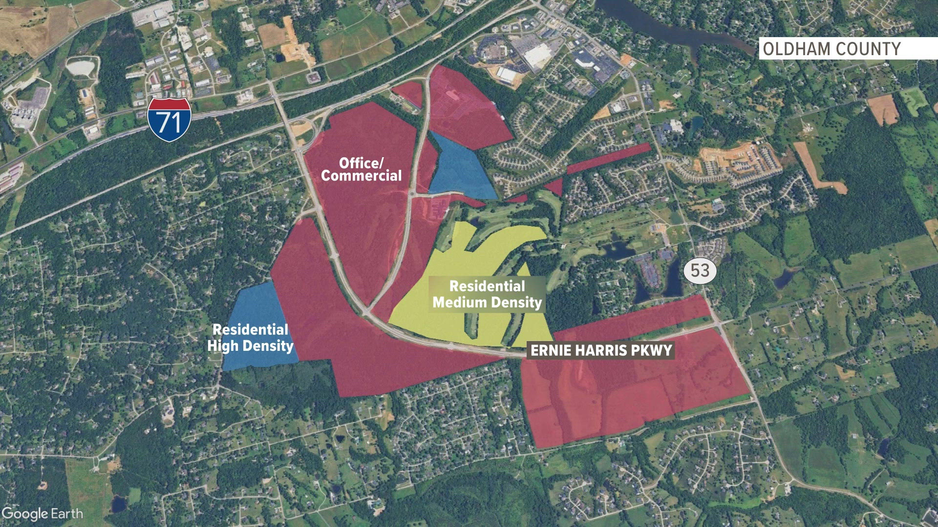 Oldham County to consider rezoning more than 160 acres of land | whas11.com