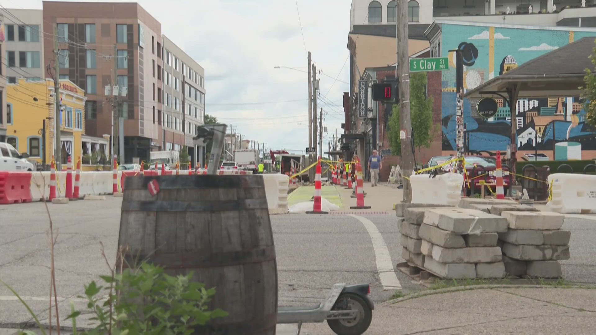 The Louisville Downtown Partnership didn't comment on the mayor's statement but encouraged the public to make comments in an online feedback forum.