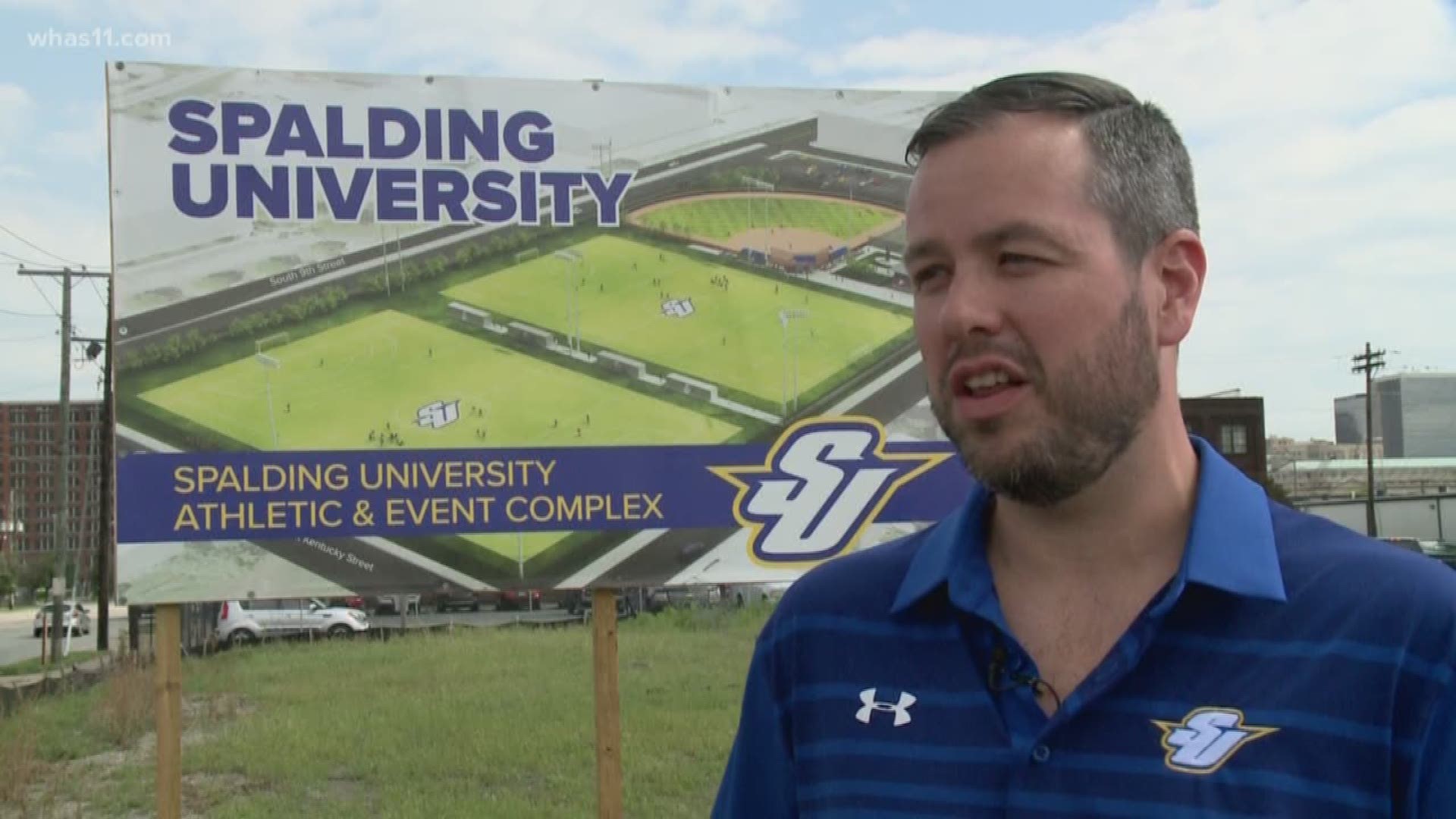 Spalding's student-athletes play without scholarships, and many play for the universtiy without a home field. Now, the school is looking to change that with a new athletic and event complex. The university also hopes this project inspires change for the c