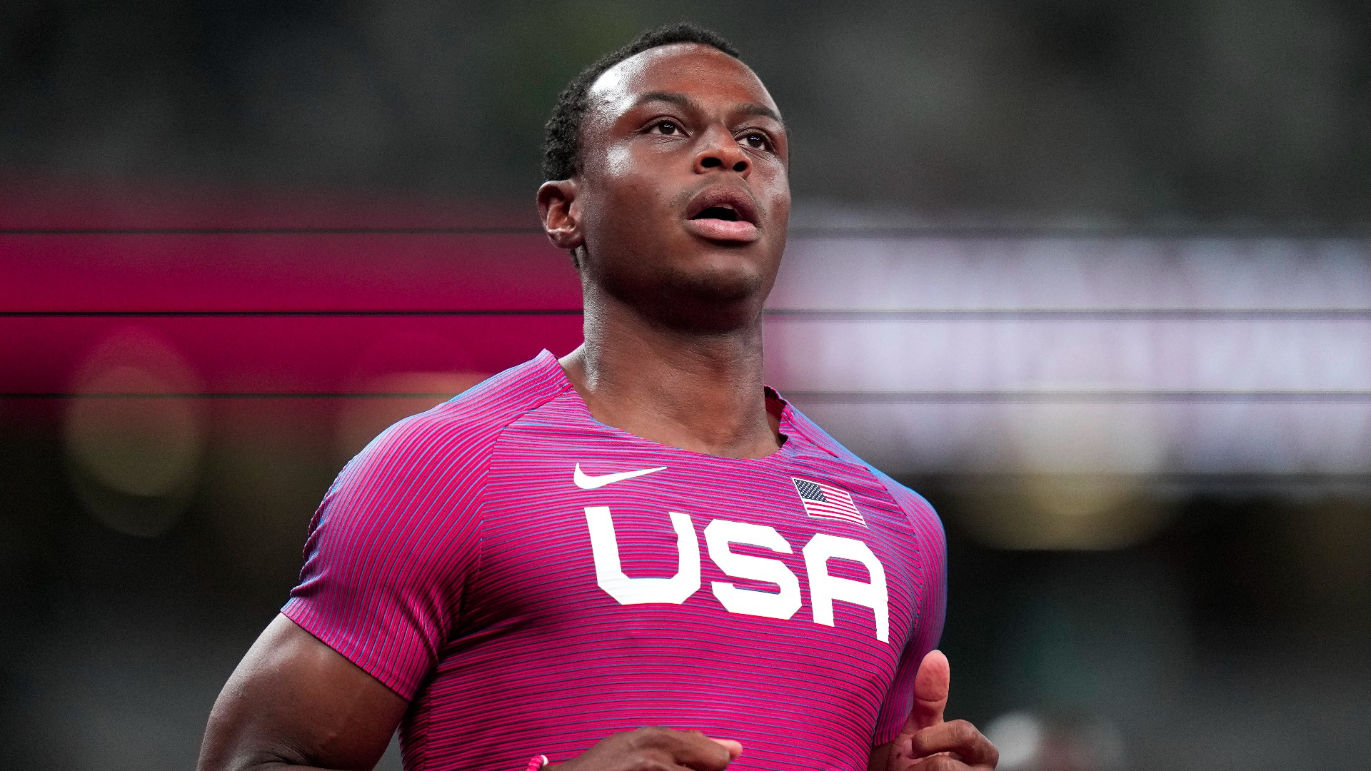 Louisville native Ronnie Baker still has a second chance at gold in the 4x100 relay.