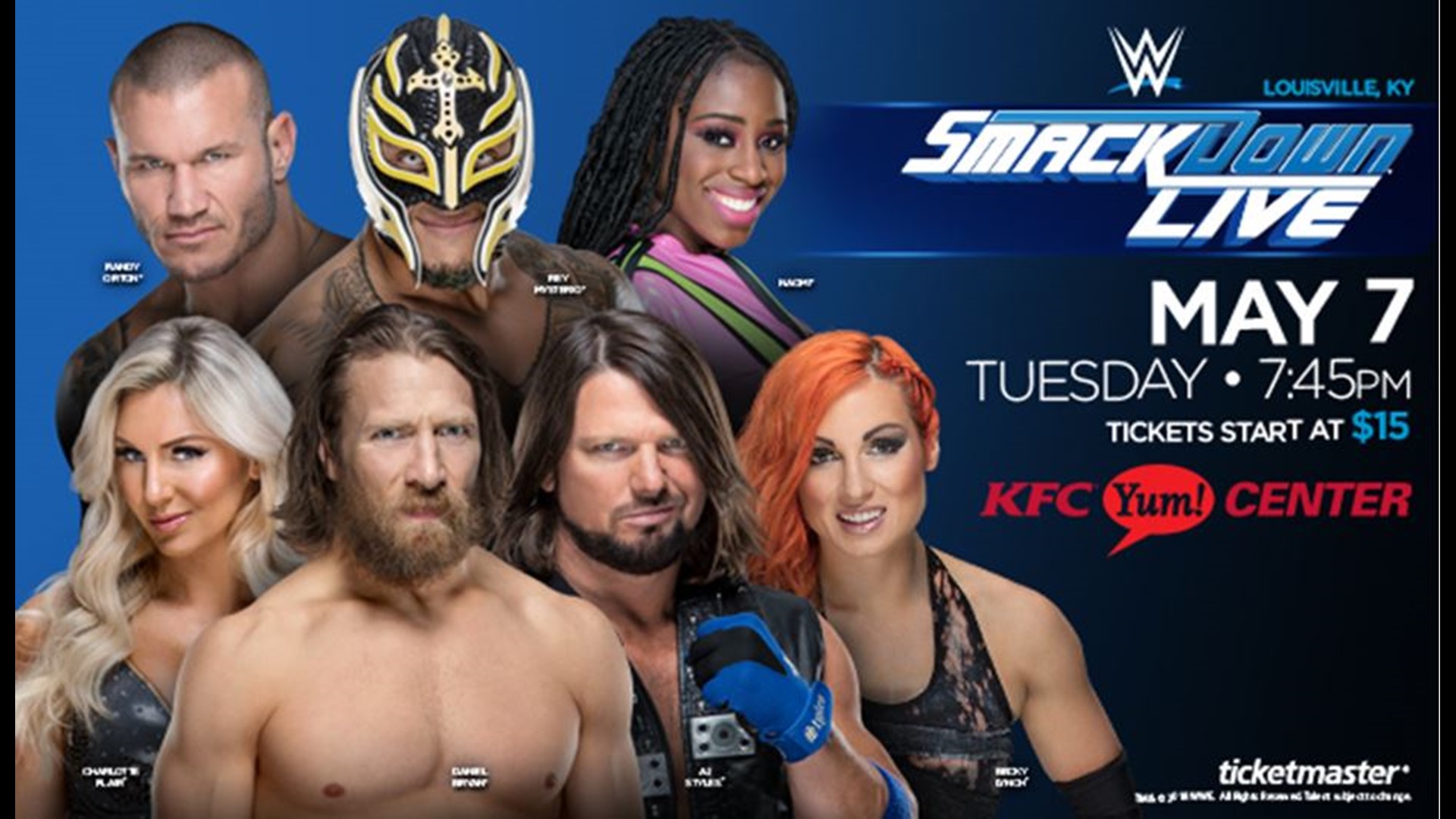 WWE SmackDown LIVE returns to KFC Yum! Center | whas11.com