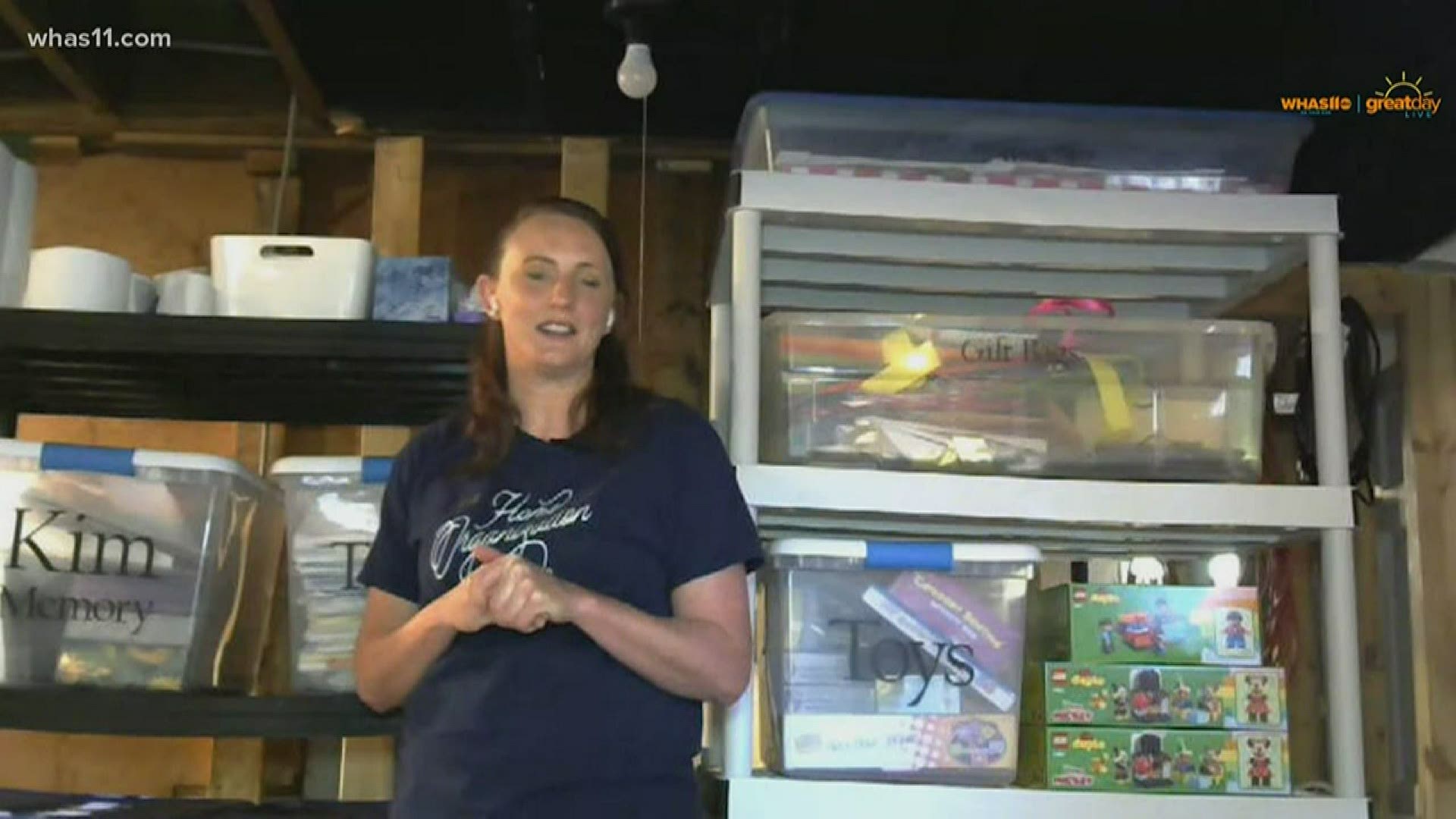 Professional organizer Kim Jones gives some de-cluttering tips.