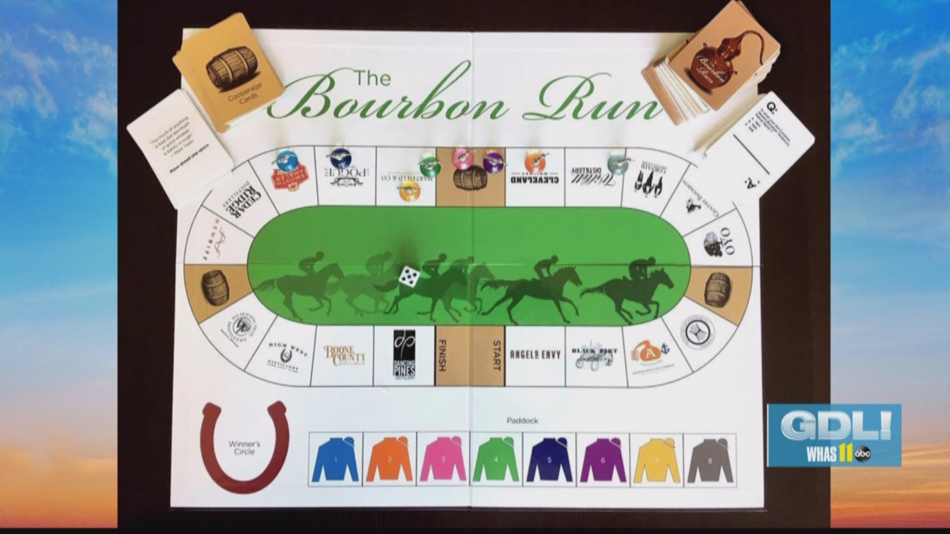 Bourbon Run Board Game