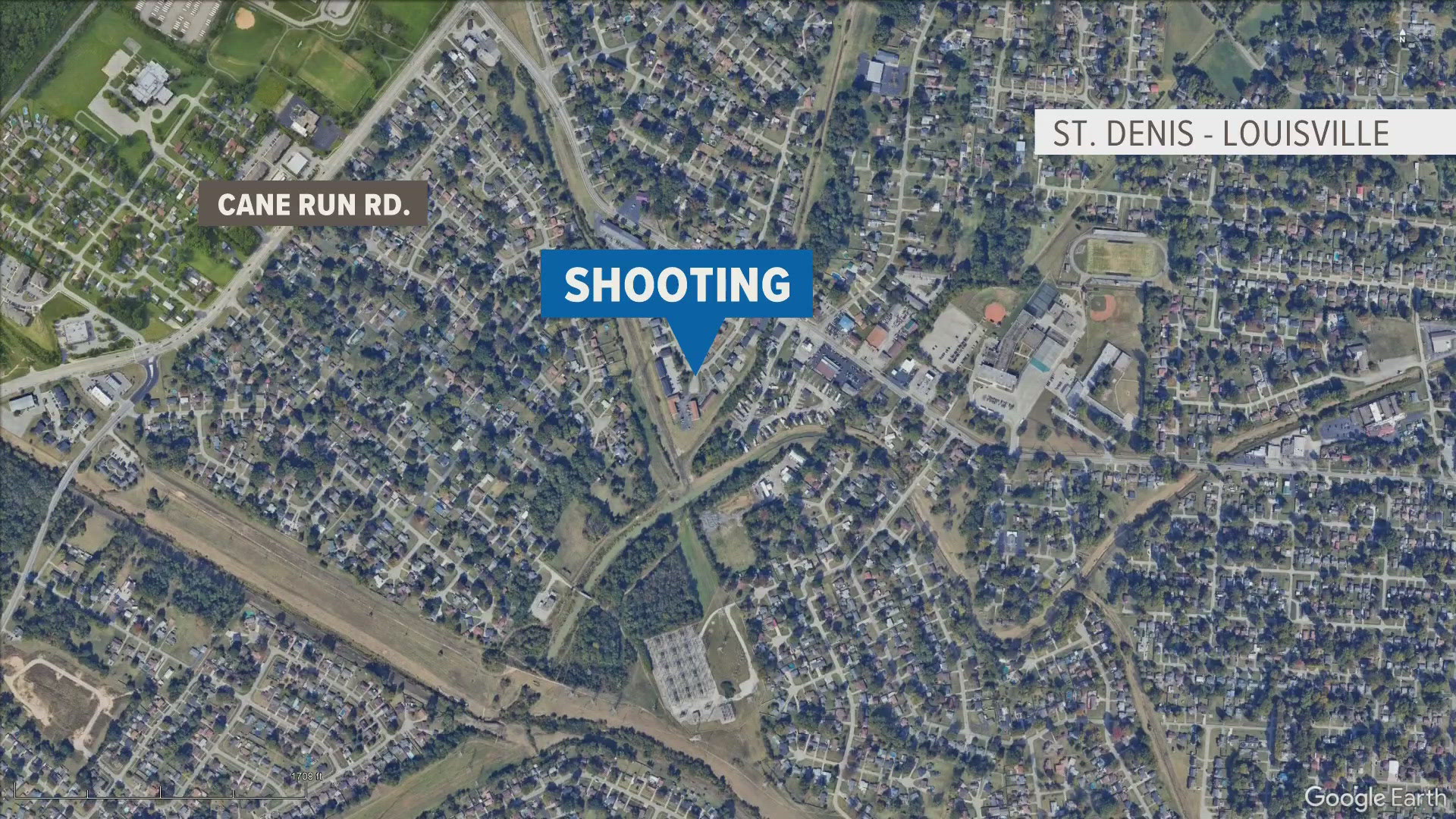 Police said they responded to the reported shooting on Saddlebrook Lane just after 3 p.m.