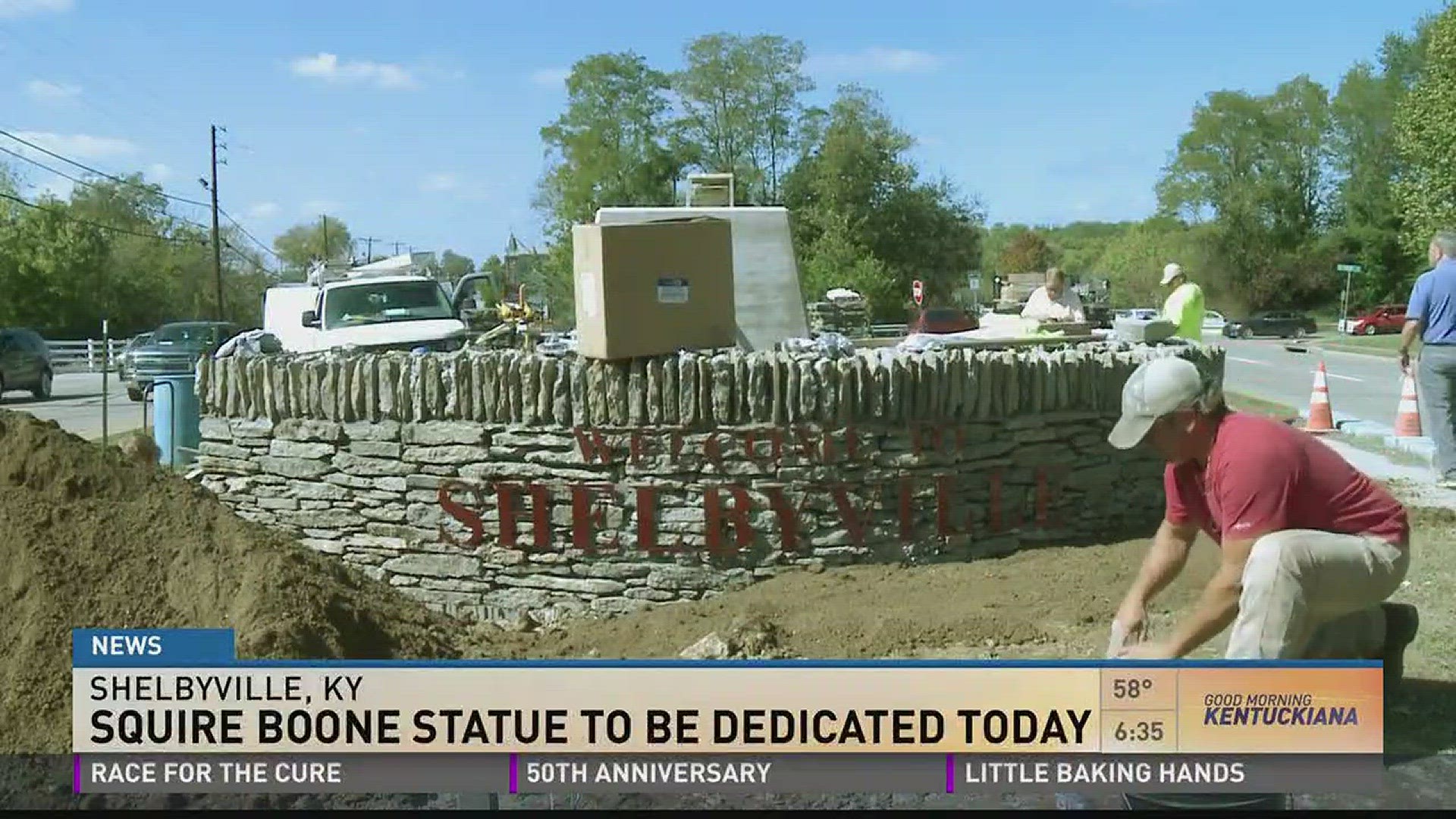 Squire Boone statue to be dedicated today