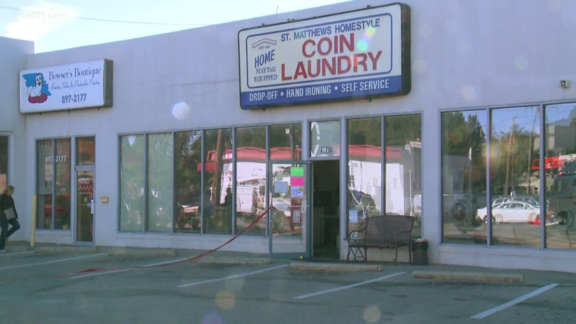 Several calls reported smoke at the St. Matthews Homestyle Coin Laundry just before 9 a.m. Oct. 19.