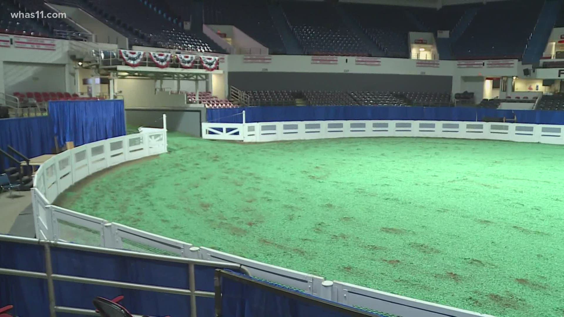 The pilgrimage to the Expo Center for the Kentucky State Fair began today and it looks nothing like anything anyone has ever seen.