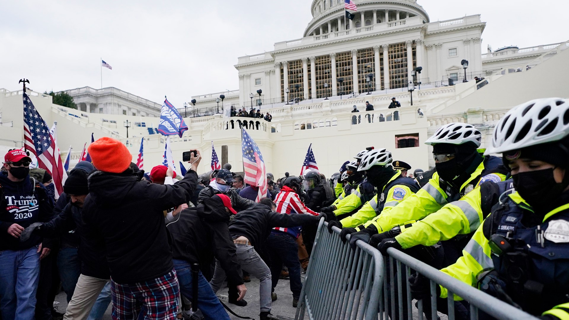 Trump tells supporters to go home after they clash with police, storm US  Capitol | whas11.com