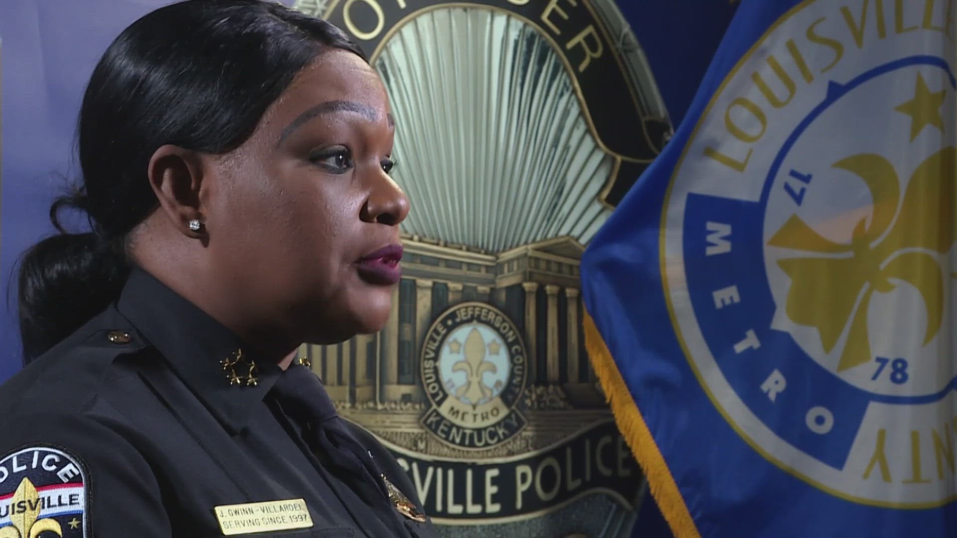 Jacquelyn Gwinn-Villaroel was just four months into her role as LMPD's interim chief, when a gunman opened fire on his colleagues and responding police.