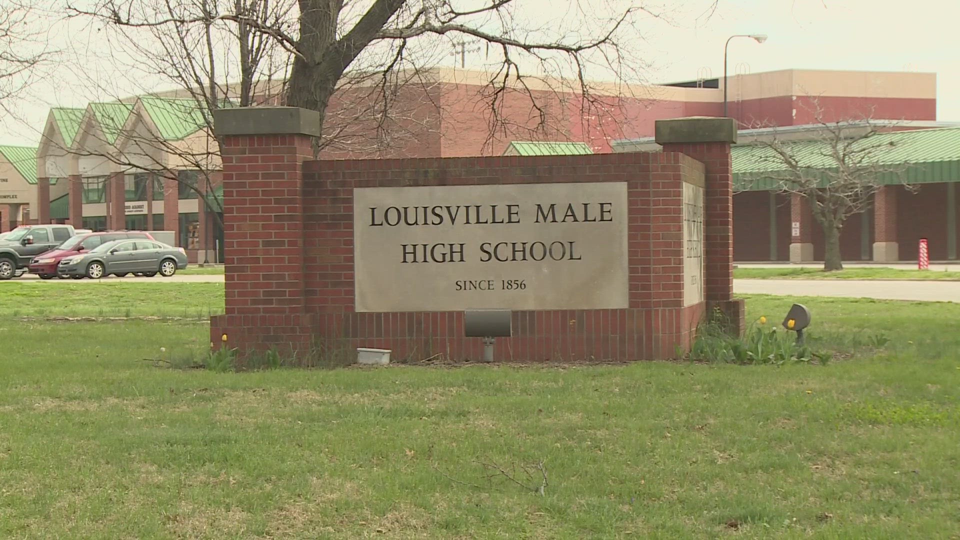 In a letter sent to parents, the Louisville Male High School principal said the staff member is being reassigned.