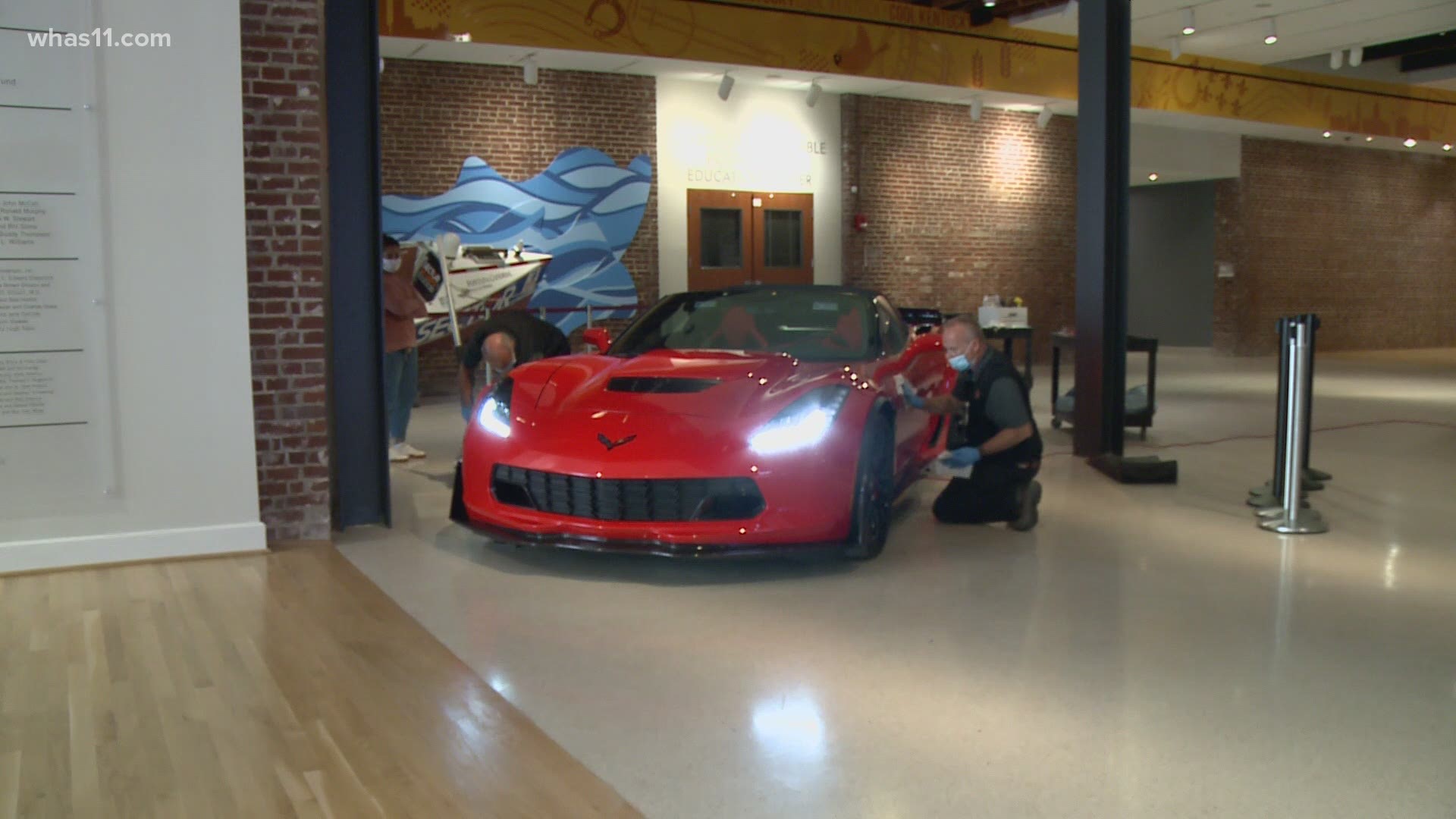 The iconic Model T car was placed in front of the museum and a new exhibit "Cool Kentucky" exhibit.