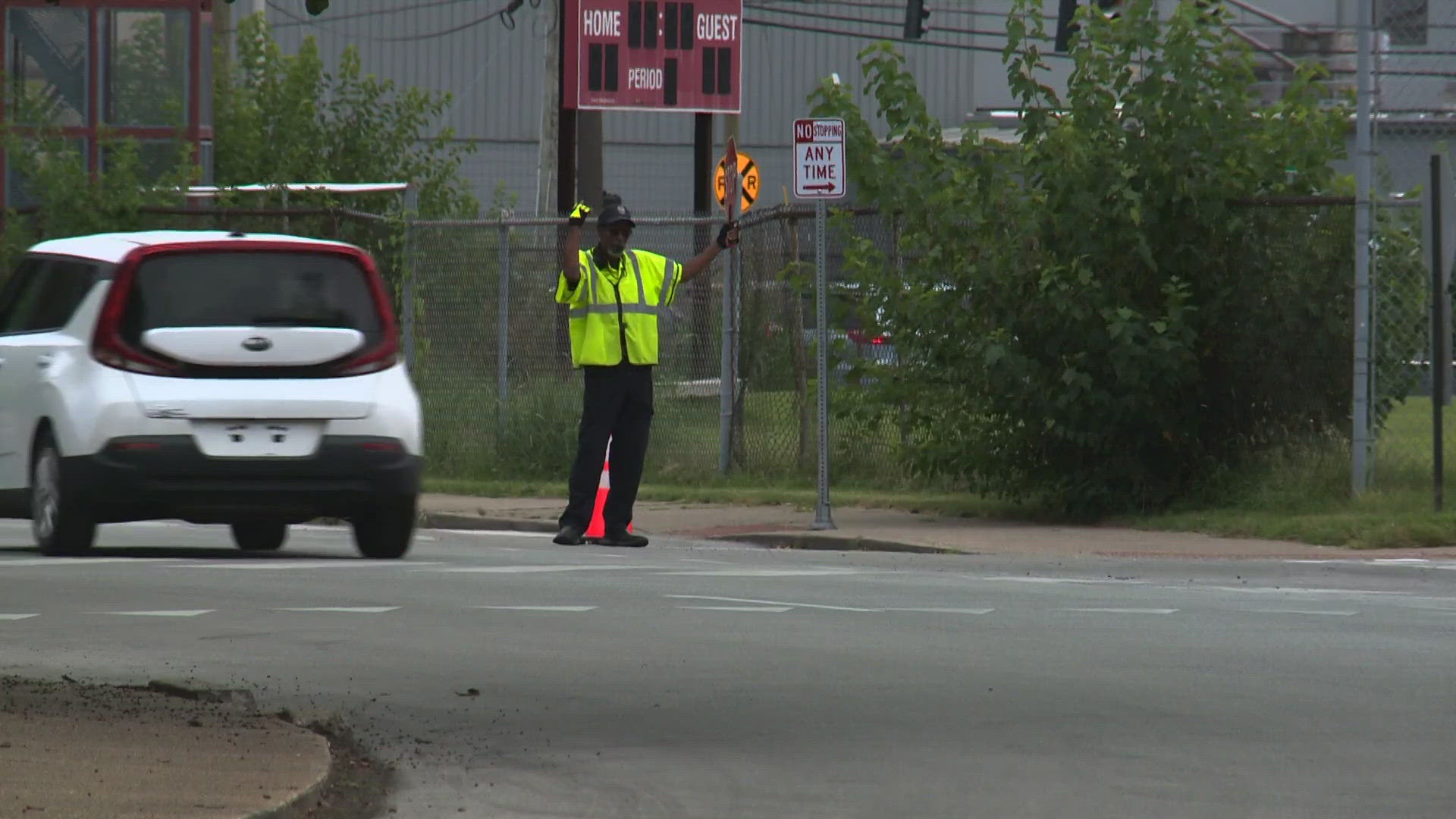 Traffic may be getting better for most schools, but neighbors living around Audubon Elementary said they're still seeing back-ups.