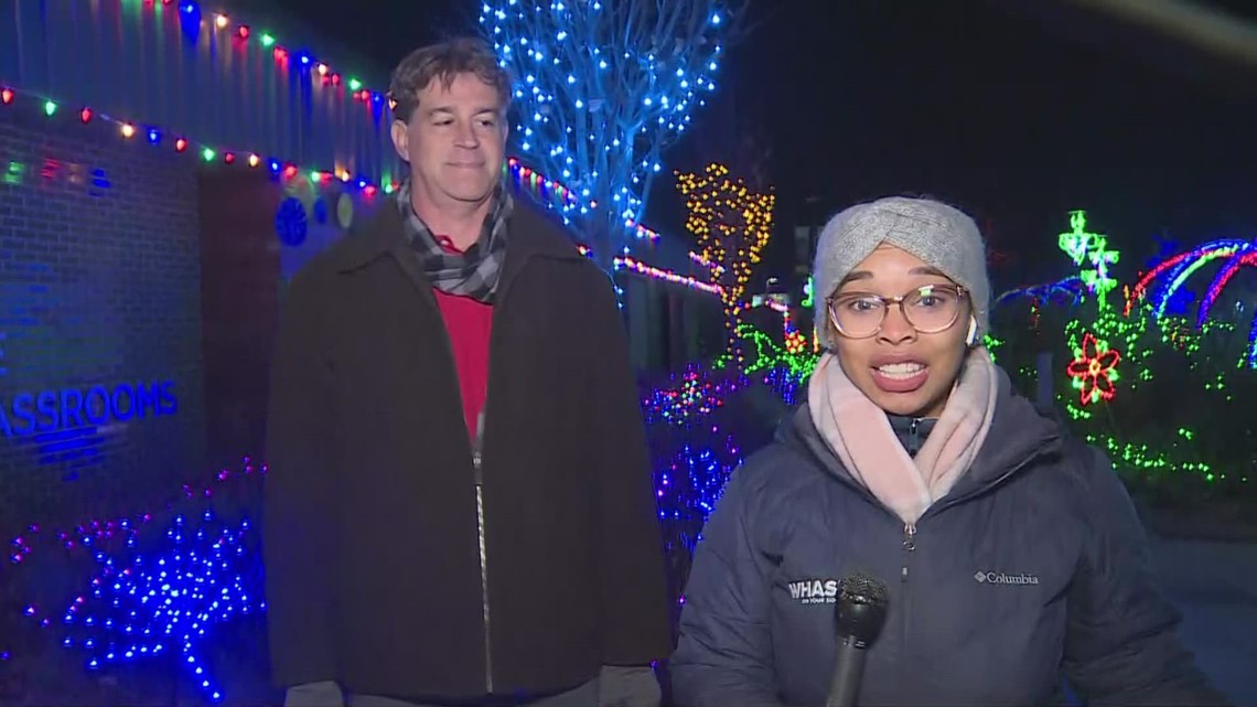 Waterfront Botanical Gardens 'all lit up' | whas11.com