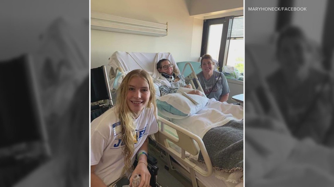 Update: A Kansas woman hit by a car with her family while visiting Louisville in good spirits