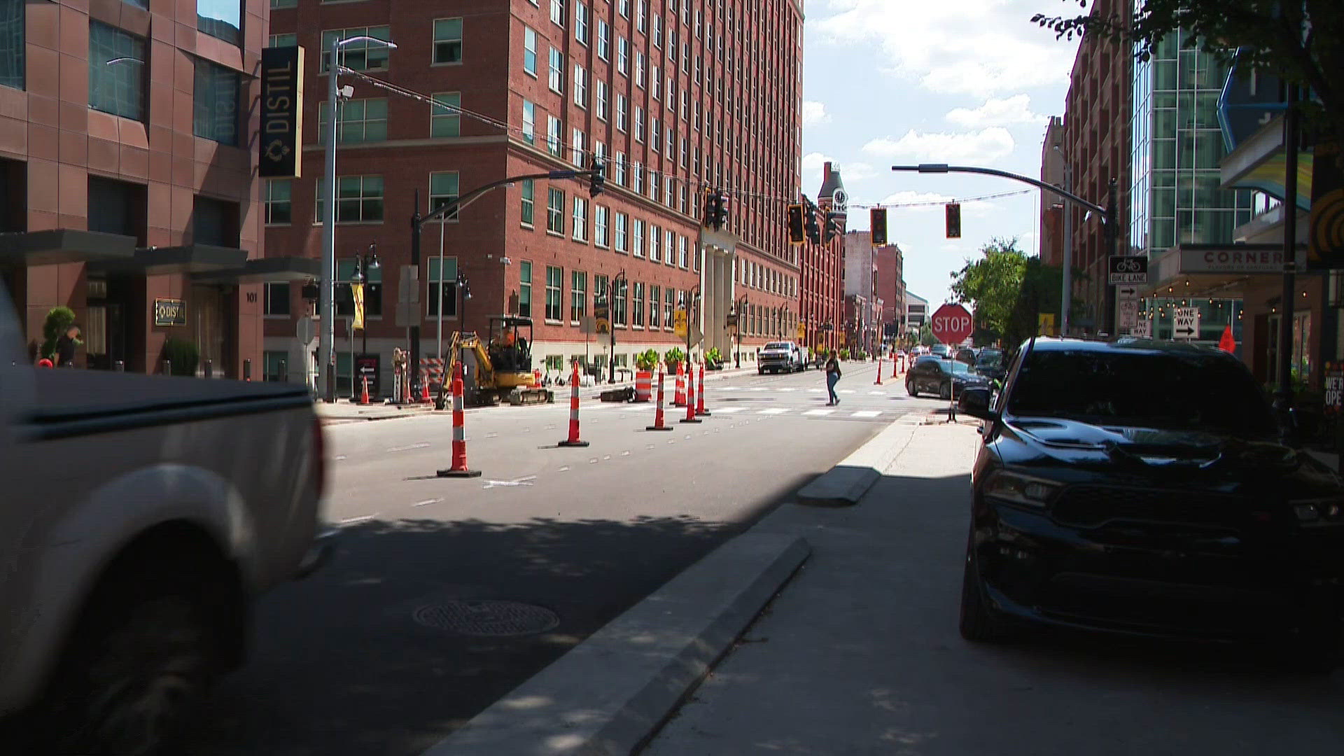 Main Street is now two-way between NuLu and Second Street in Louisville