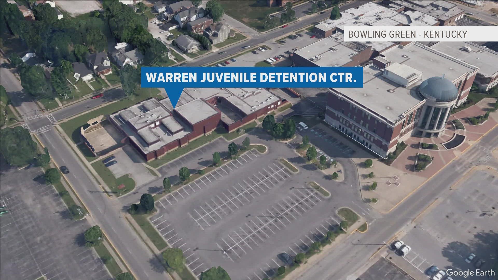 It happened at the Warren Juvenile Detention Center in Bowling Green Monday night.