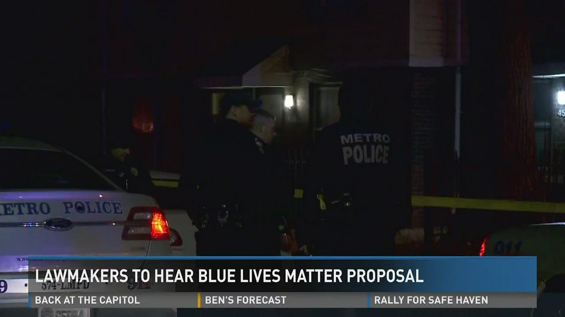 Lawmakers to hear Blue Lives Matter proposal