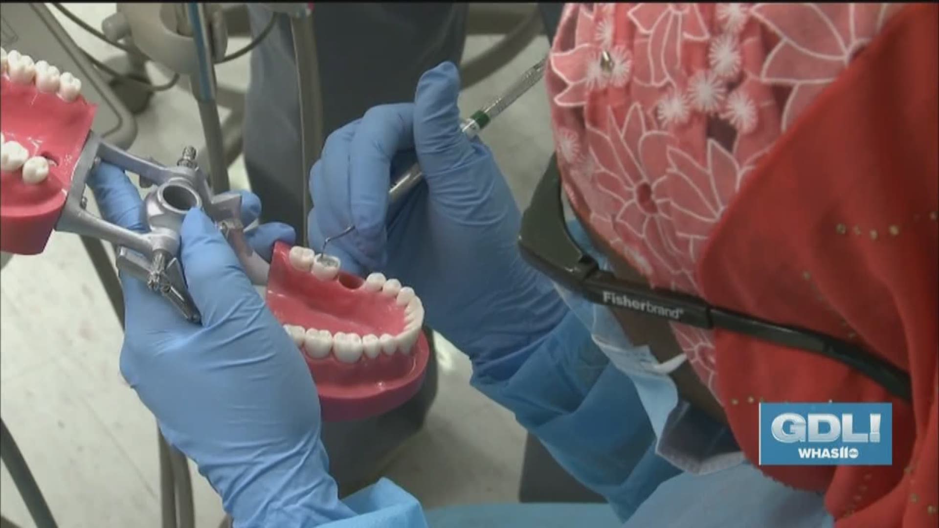 Central High School students are getting firsthand dental experience as part of the University of Louisville's signature partnership initiative in west Louisville.