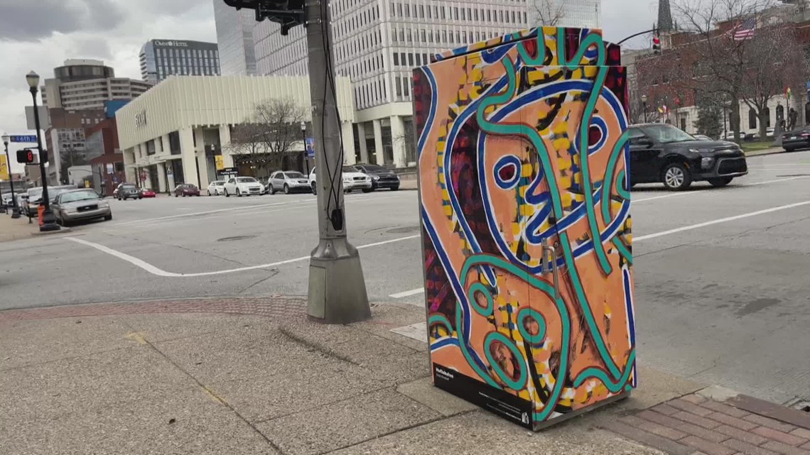 New street art box goes up in downtown Louisville