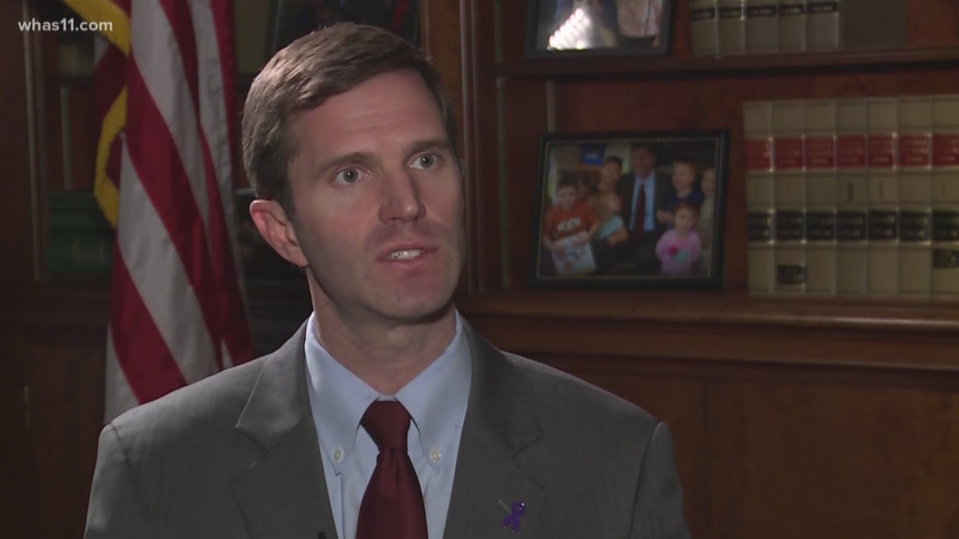 Andy Beshear said he's opposed to that recent federal court ruling that struck down the Affordable Care act.