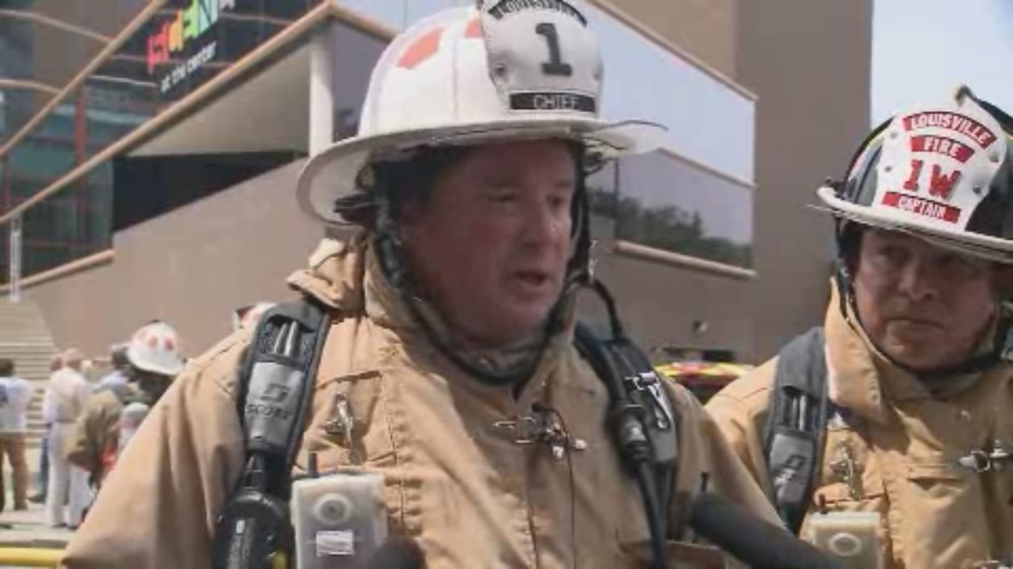 Louisville Fire chief gives update on Kentucky Center fire