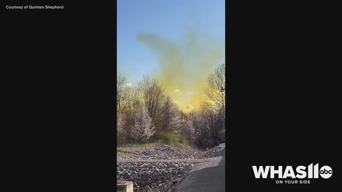 WATCH: Wind blows chemical leak from southern Indiana facility | whas11.com