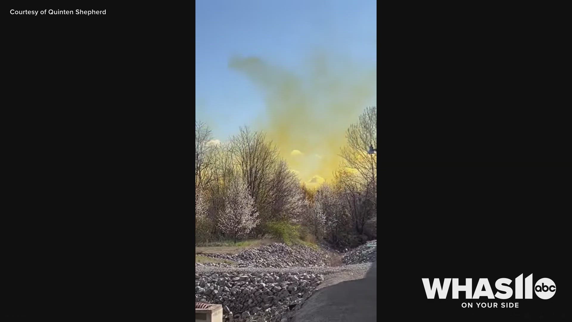 WATCH: Wind blows chemical leak from southern Indiana facility | whas11.com
