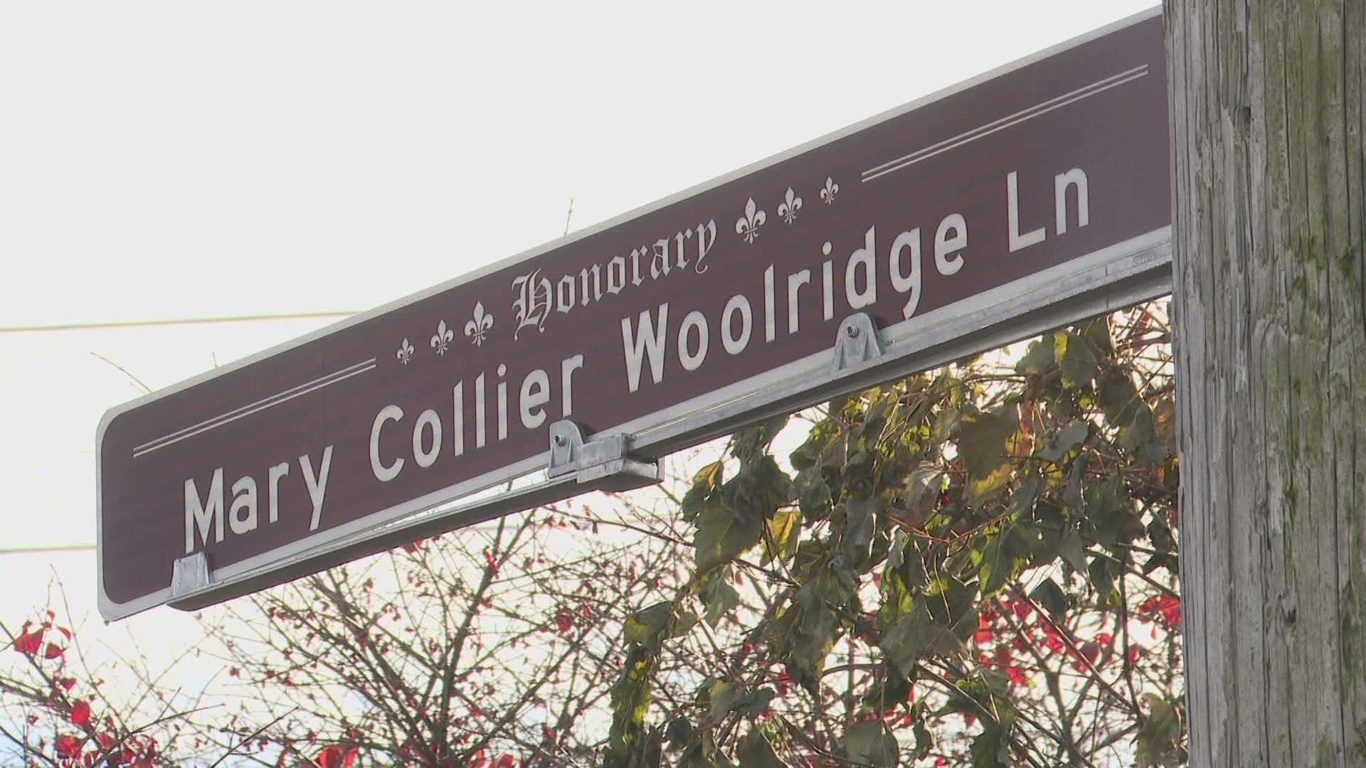 Former Louisville councilwoman receives honorary street sign