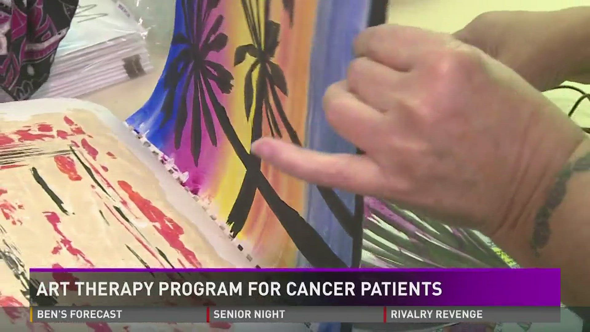Art therapy program for cancer patients