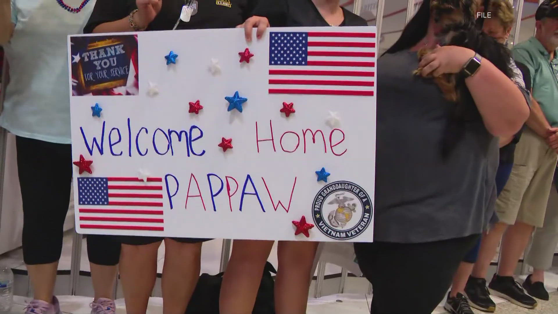 2,000 people are expected to greet the veterans after their Honor Flight Bluegrass trip ay 9:30 p.m. on Tuesday.