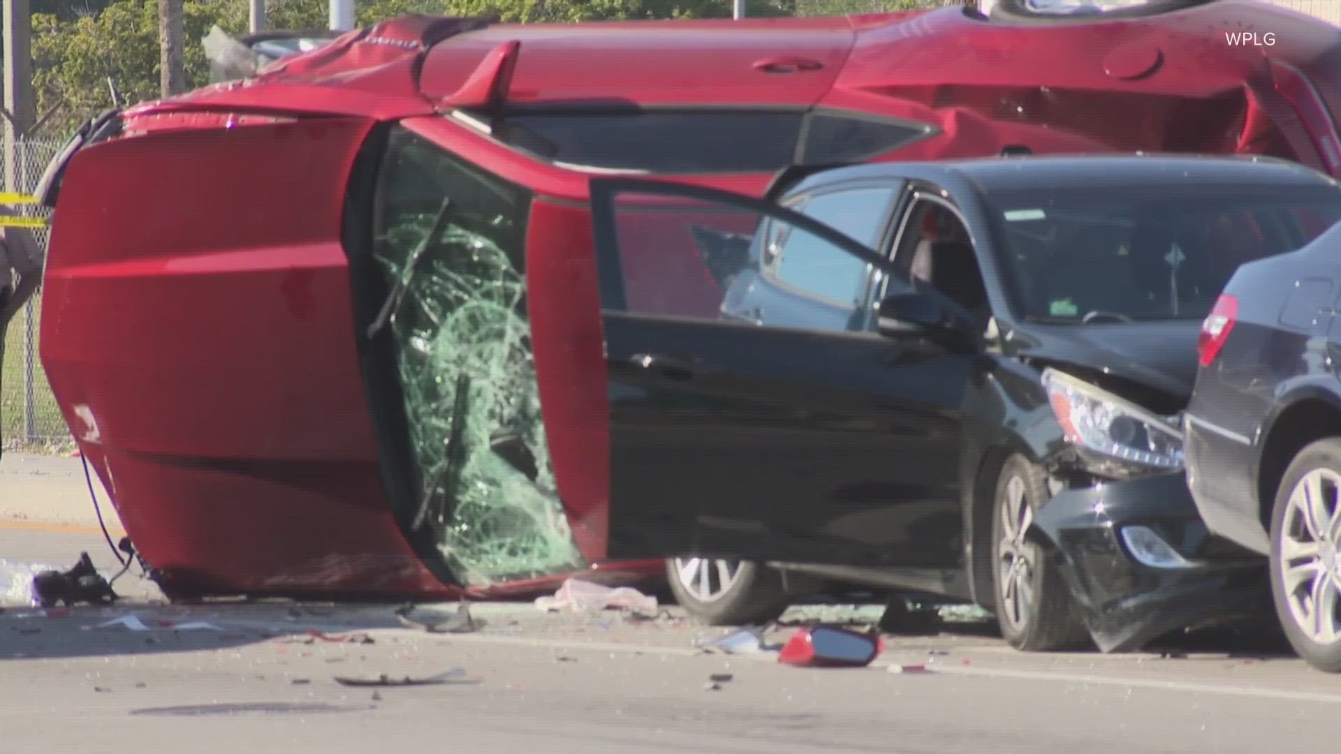 The morning after a man was killed in Louisville, his car was discovered 1,000 miles away in Miami.